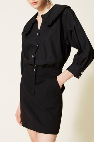 Vestido recto - Negro