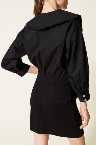 Vestido recto - Negro