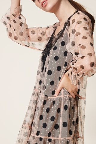 Vestido midi - Blanco