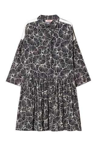 Vestido evasé - Negro