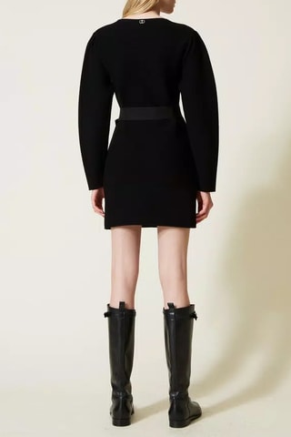 Vestido recto - Negro