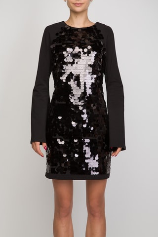 Vestido recto - Negro