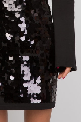 Vestido recto - Negro