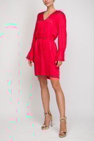 Vestido recto - Rojo