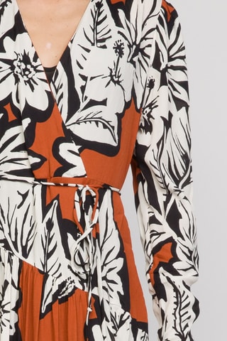 Vestido midi - Camel