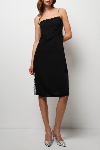 Vestido midi - Negro