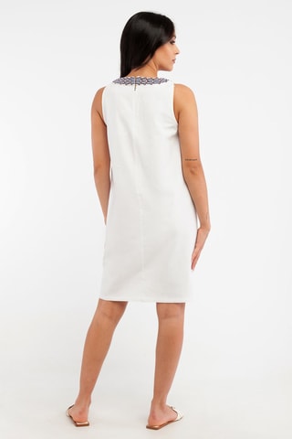 Vestido trapecio - Blanco - Harmont & Blaine