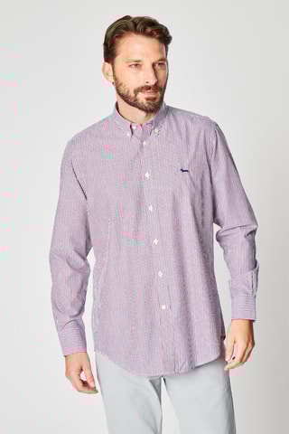 Camisa de rayas - Azul marino y blanco - Harmont & Blaine