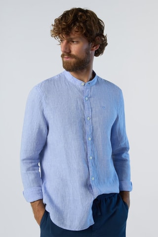 Camisa de lino - Azul