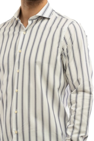 Camisa - Blanco y azul