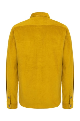 Sobrecamisa de terciopelo - Mostaza