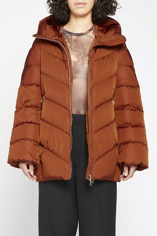 Anorak con capucha - Camel