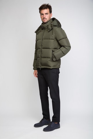 Anorak con capucha - Caqui