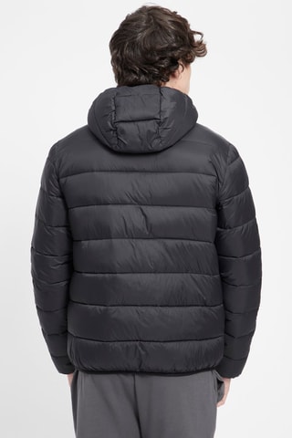 Anorak con capucha - Negro