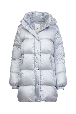 Anorak largo con capucha - Gris