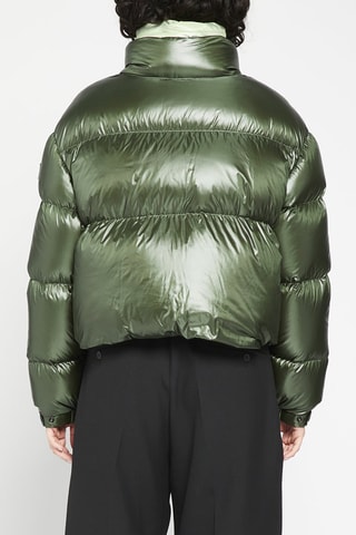 Anorak corto - Verde y dorado