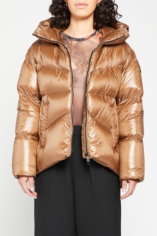 Anorak con capucha - Dorado