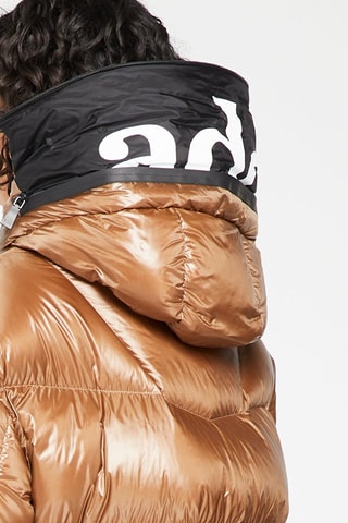 Anorak con capucha - Dorado