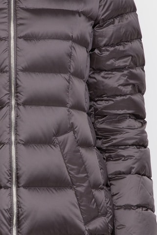 Anorak largo con capucha - Gris