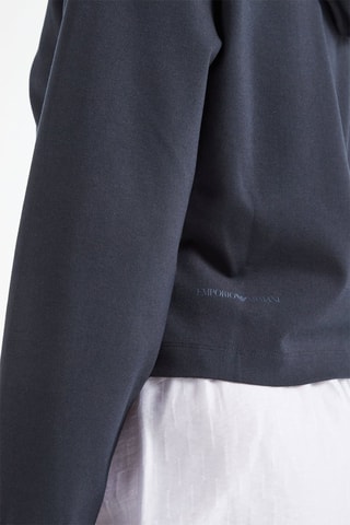 Sudadera con capucha - Azul marino - Emporio Armani