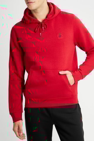 Sudadera con capucha - Rojo