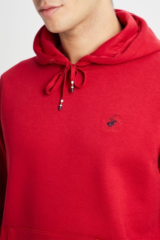 Sudadera con capucha - Rojo