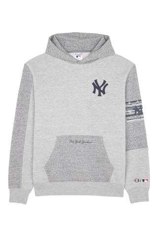 Sudadera con capucha New York Yankees - Gris oscuro jaspeado