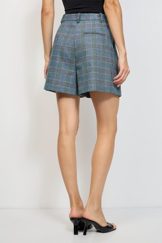 Short de tiro alto - Azul pato