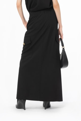 Falda larga - Negro