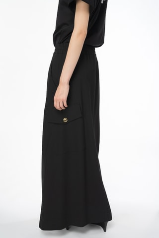 Falda larga - Negro