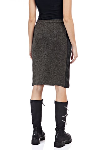 Falda midi - Gris jaspeado