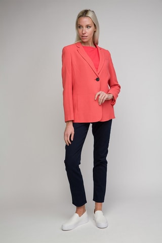 Blazer de lana - Rosa coral - Emporio Armani