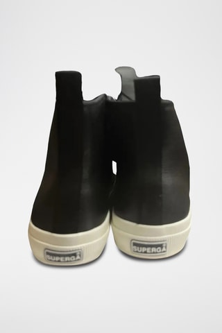 Hoge Leren Sneakers - Zwart