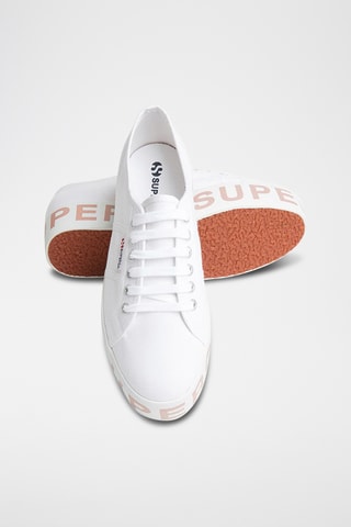 Platform Sneakers - Wit en Roze