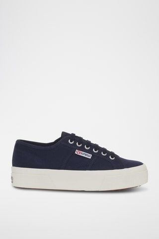 Platform Sneakers - Marineblauw