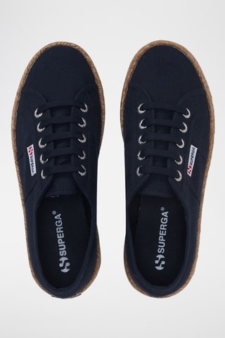 Platform Sneakers - Marineblauw