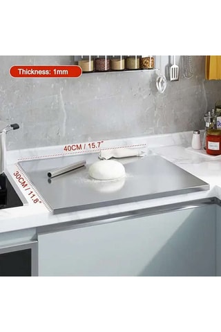 Tabla para cortar de acero inoxidable