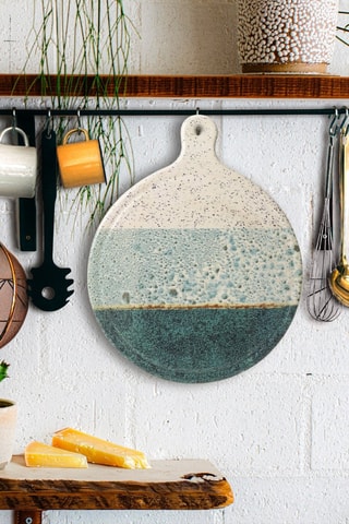 Plato para queso de gres - 26 cm