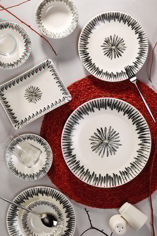 Vajilla de porcelana - 27 piezas