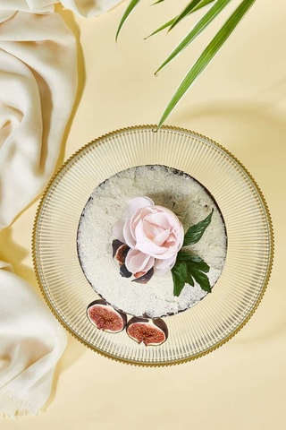 Expositor de repostería de cristal - 28 cm