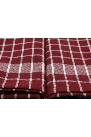 10 paños  - Burdeos y gris