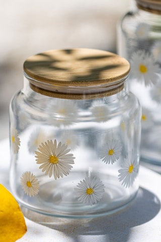 2 tarros de cristal con tapa Fiona - 63,5/89 cl