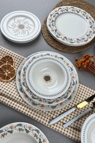 Vajilla de porcelana - 24 piezas