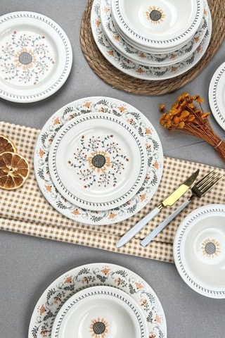 Vajilla de porcelana - 24 piezas