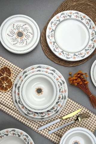 Vajilla de porcelana - 24 piezas