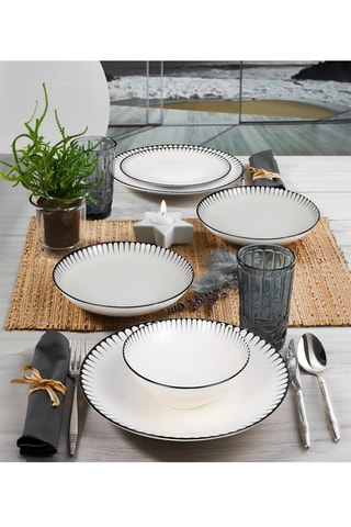 Vajilla de porcelana - 24 piezas