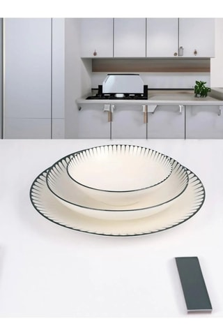 Vajilla de porcelana - 24 piezas