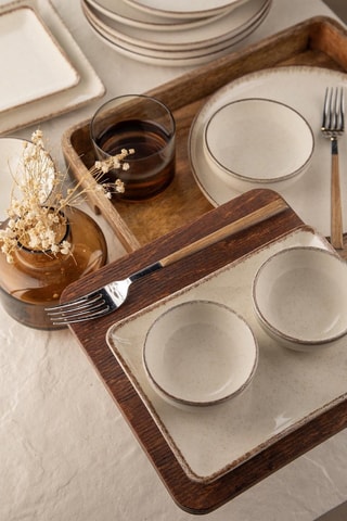 Vajilla para el desayuno de porcelana - 14 piezas