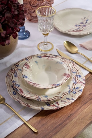 Vajilla de porcelana - 24 piezas