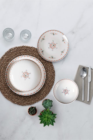 Vajilla de porcelana - 24 piezas